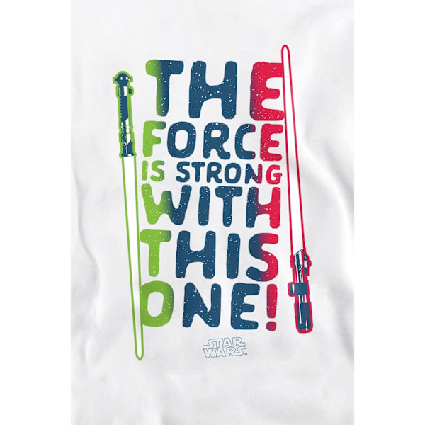 Star Wars Unisex Vuxen Force Is Strong Sweatshirt M Vit White M