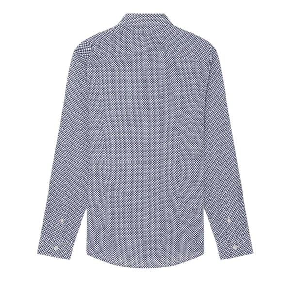 Ted Baker Herrskjorta med geometriskt mönster S Marinblå Navy S