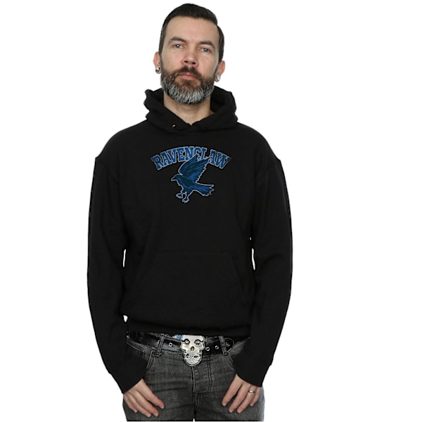 Harry Potter Herr Ravenclaw Sport Emblem Hoodie M Svart Black M