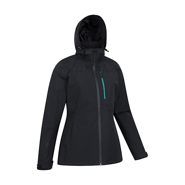 Mountain Warehouse Dam/Dam Rainforest II Extrem Vattentät Jet Black 8 UK