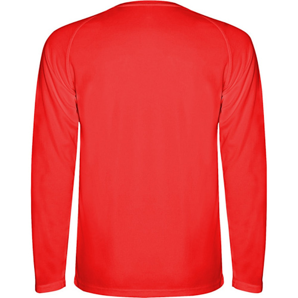 Roly Barn/Kids Montecarlo Långärmad Sport T-shirt 12 År Red 12 Years