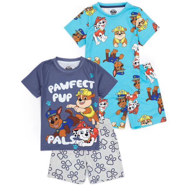 Paw Patrol Pojkar Kort Pyjamas Set (2-pack) 2-3 År Flerfärgad Multicoloured 2-3 Years