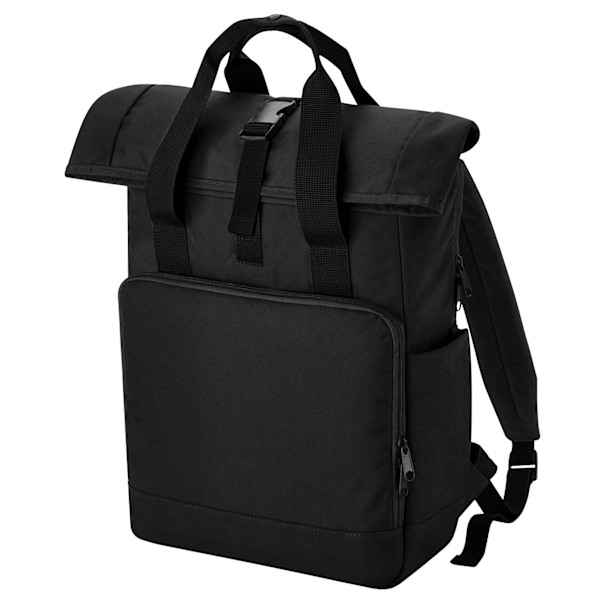 Bagbase Roll Top Twin Handle Laptop Bag One Size Svart Black One Size