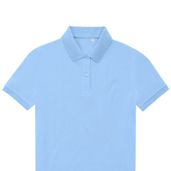 B&C Dam/Damer My Eco Polo Shirt 10 UK Lotus Blå Lotus Blue 10 UK