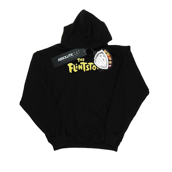 The Flintstones Boys Original Logo Hoodie 12-13 år Svart Black 12-13 Years