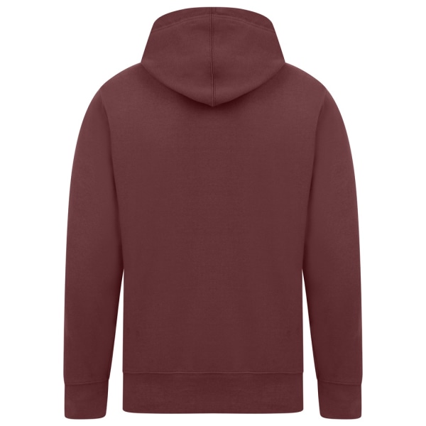 Casual Classics Herr Ringspunnen Hoodie 3XL Rödbrun Maroon 3XL