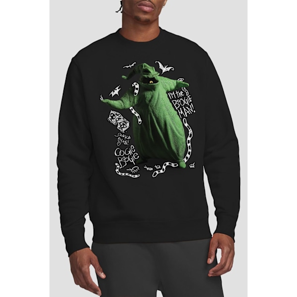 The Nightmare Before Christmas Unisex Vuxen Jag är Oogie Boogie Tröja Black L