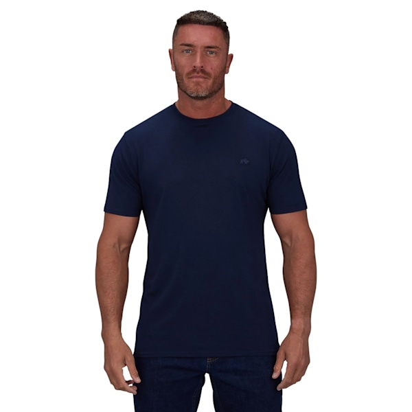 Raging Bull Herr Klassisk Ekologisk T-Shirt XL Marinblå Navy XL