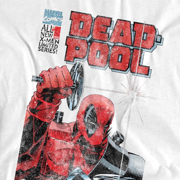 Deadpool Herr Comic Cover T-Shirt S Vit White S