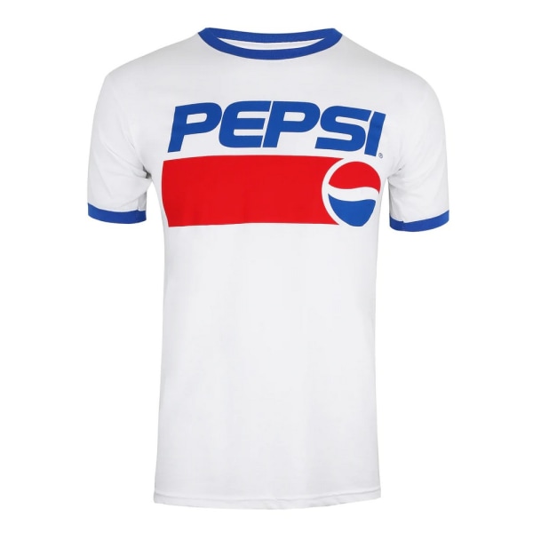 Pepsi Herr 1991 T-shirt M Vit/Royal Blå/Röd White/Royal Blue/Red M