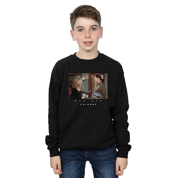 Friends Boys Man Bag Sweatshirt 12-13 år Svart Black 12-13 Years