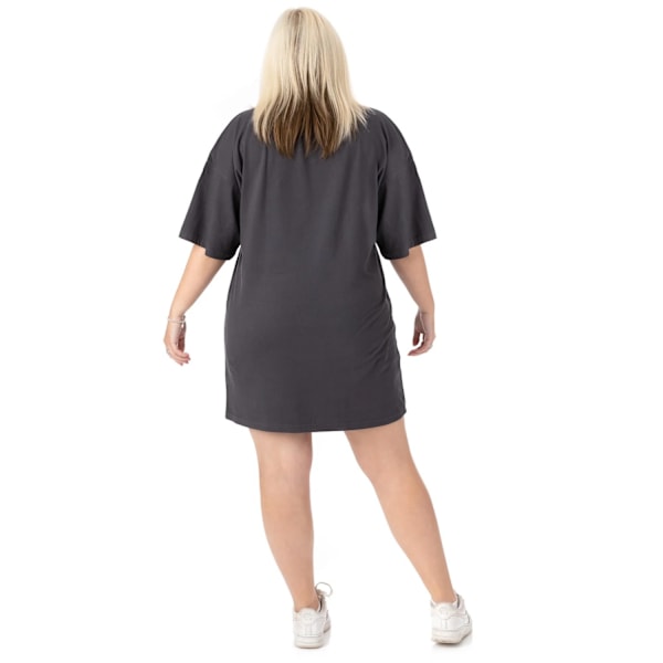 Pusheen Oversize T-shirtklänning för damer S Charcoal Grey/P Charcoal Grey/Pink S