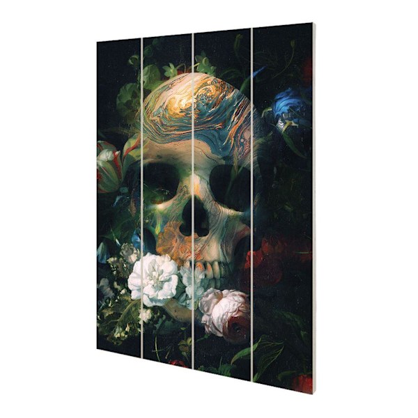 Nicebleed Death Place Trätryck 59cm x 40cm Flerfärgad Multicoloured 59cm x 40cm