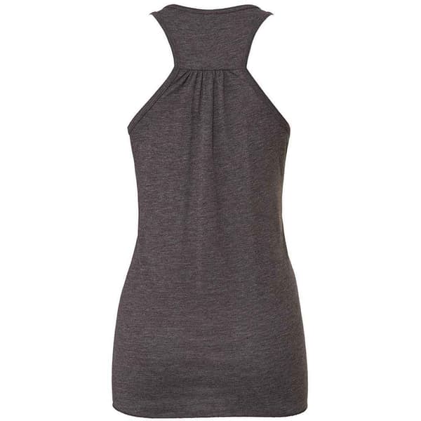 Bella + Canvas Dam/Dam Flowy Racerback Linne L Mörkgrå Dark Grey Heather L