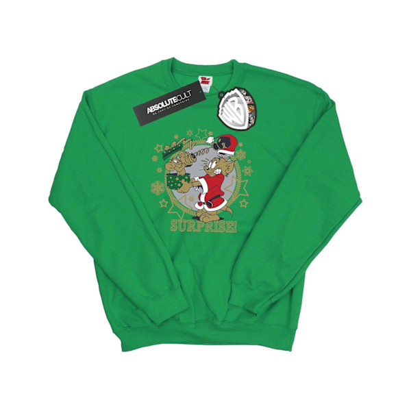 Tom And Jerry Herr Jultröja Överraskning M Irländsk Grön Irish Green M