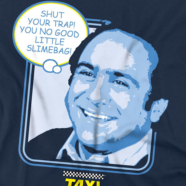 TAXI Herr Shut Your Trap T-Shirt 3XL Marinblå Navy 3XL