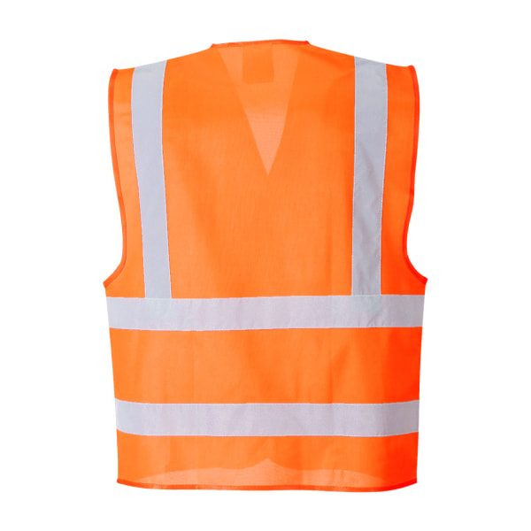 Portwest Herr Flame Resistant Safety Hi-Vis Väst L-XL Orange Orange L-XL