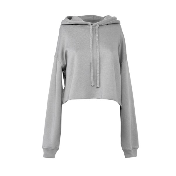 Bella + Canvas Dam/Damer Fleece Crop Hoodie S Storm Grey Storm Grey S