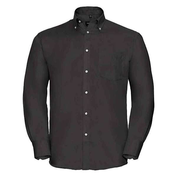 Russell Collection Herr Ultimate Långärmad Skjorta 15.5 Black 15.5in