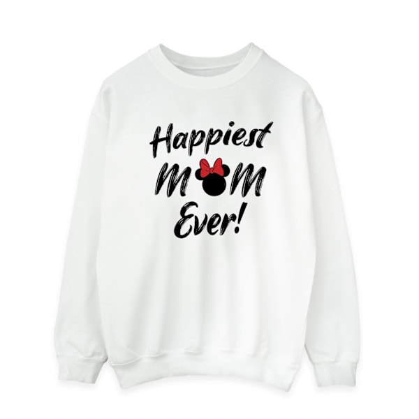 Disney Mens Minnie Mouse Happiest Mom Ever Sweatshirt XL Vit White XL