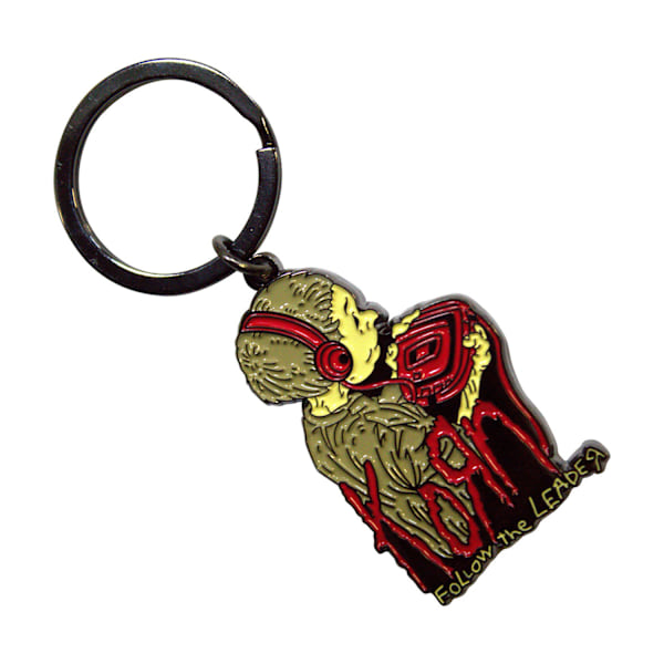 Korn Follow The Leader Nyckelring One Size Gul/Svart Yellow/Black One Size