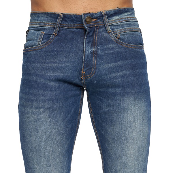 Duck and Cover Herr Maylead Slim Jeans 32R Tonad Blå Tinted Blue 32R