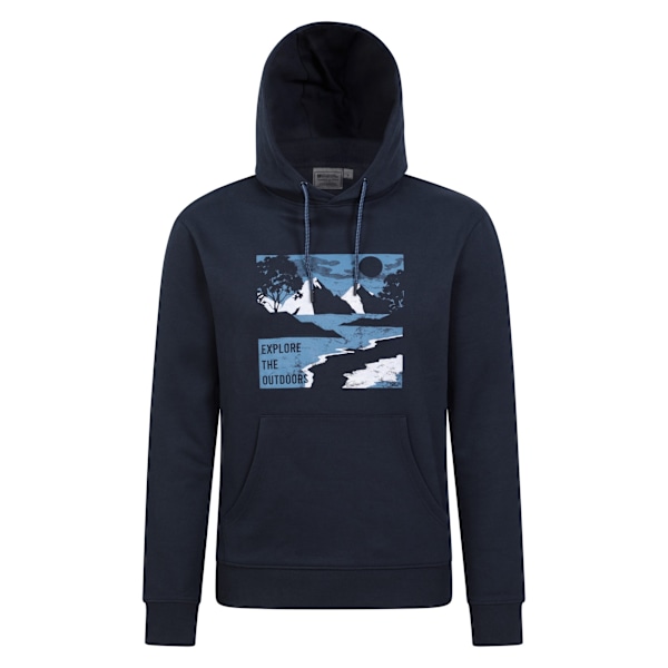Mountain Warehouse Explore The Outdoors Hoodie S Navy för män Navy S