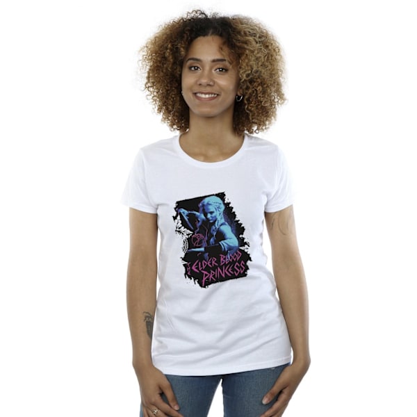 Netflix Dam/Damer The Witcher Ciri Blood Princess Bomull T-shirt White L