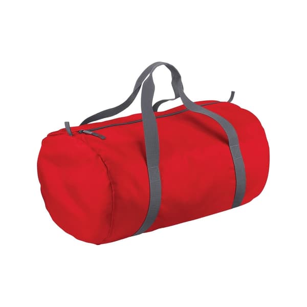BagBase Packaway Barrel Bag One Size Classic Red Classic Red One Size