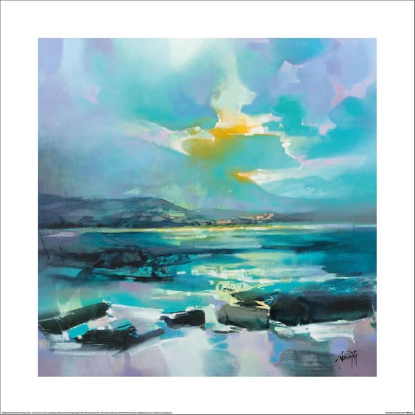 Scott Naismith Harris Awe Konsttryck 30cm x 30cm Flerfärgad Multicoloured 30cm x 30cm