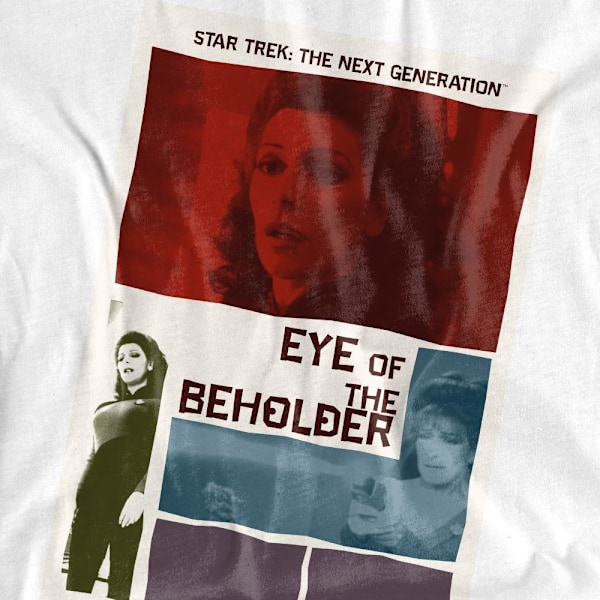 Star Trek Unisex Vuxen The Next Generation Säsong 7 Avsnitt 18 White M