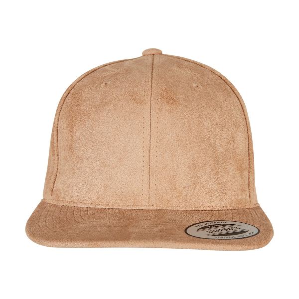 Flexfit Unisex Adult Faux Suede Snapback Cap One Size Khaki Khaki One Size