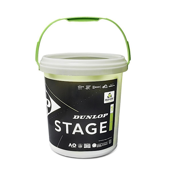 Dunlop Mini Tennisbollar (60-pack) One Size Grön Green One Size