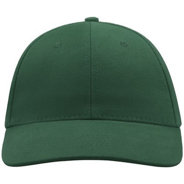 Atlantis Liberty Six Buckle Borstad Bomull 6 Panel Cap En Storlek Green One Size