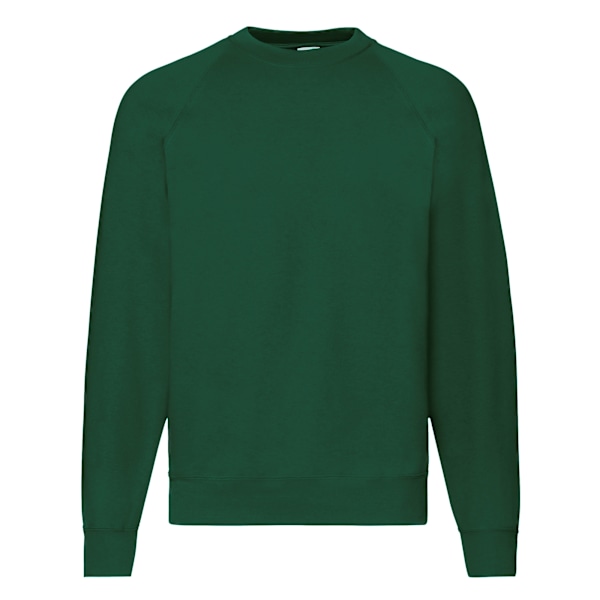 Fruit Of The Loom Raglanärm Sweatshirt Belcoro® M Flaskgön Bottle Green M
