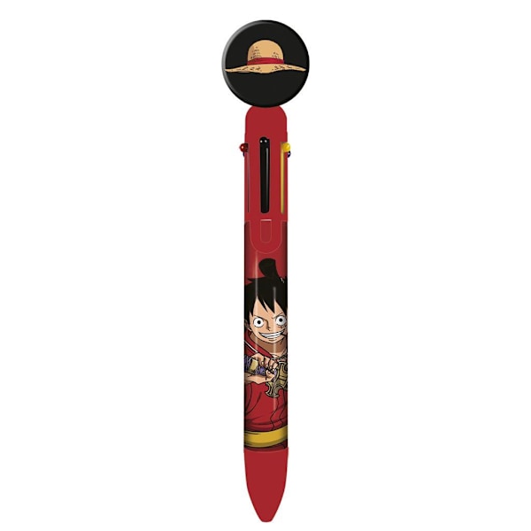 One Piece Wano Monkey D. Luffy Flerfärgad Penna En Storlek Röd/Svart Red/Black One Size