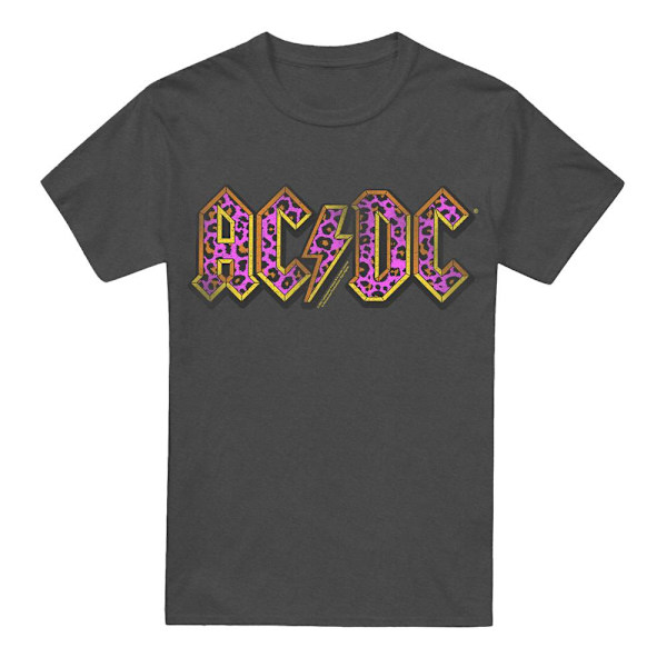 AC/DC Unisex Vuxen Djurmönstrad T-Shirt XL Kolgrå Charcoal XL