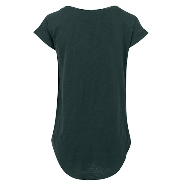 Bygg ditt varumärke Dam/Dam lång Slub T-shirt 5XL Flaska Grön Bottle Green 5XL