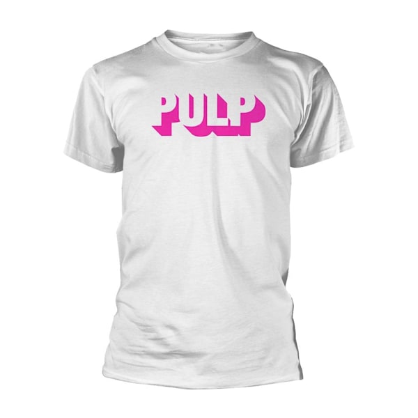 Pulp Unisex Vuxen This Is Hardcore Logo T-Shirt M Vit White M
