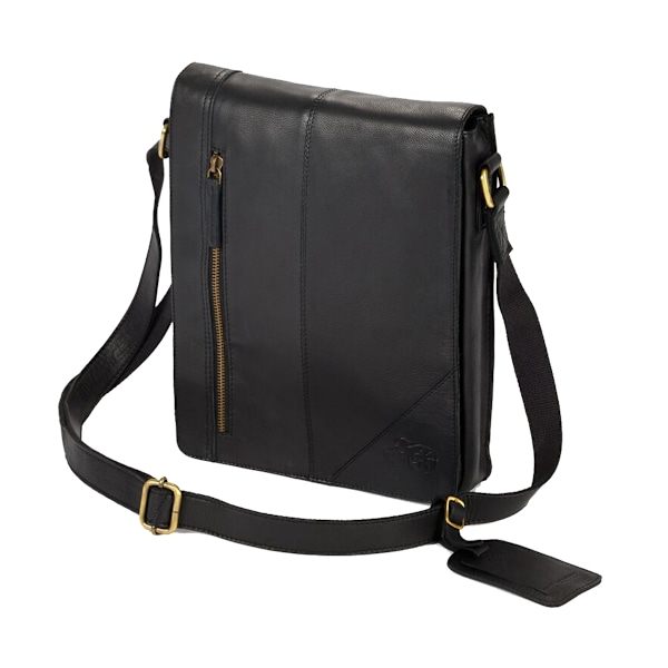 Eastern Counties Läder Smal Messenger Bag En Storlek Svart Black One size