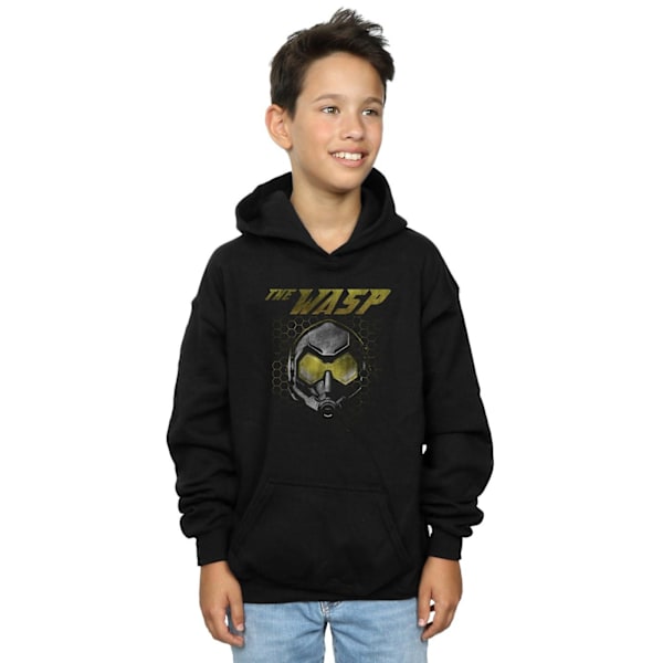 Marvel Boys Ant-Man And The Wasp Hope Mask Hexagon Hoodie 9-11 Black 9-11 Years