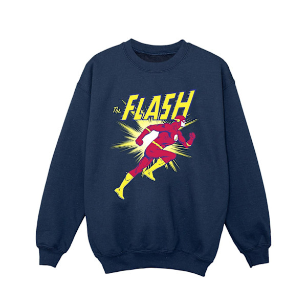 DC Comics Girls The Flash Löpartröja 3-4 år Marinblå Navy Blue 3-4 Years