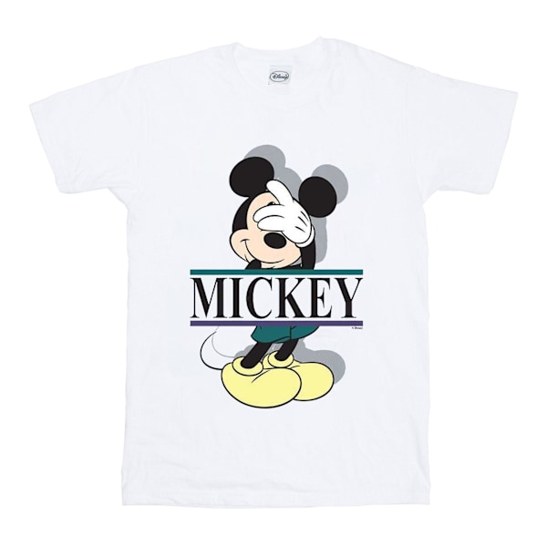 Disney Boys Mickey Mouse Letters T-shirt 9-11 år Vit White 9-11 Years