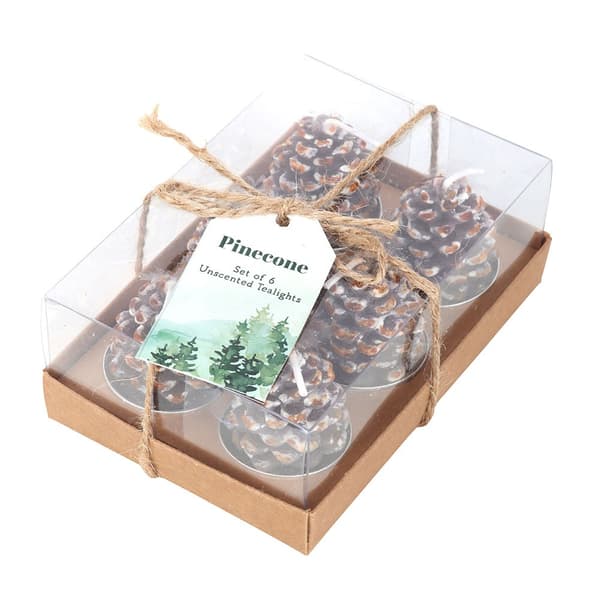 Something Different Tealight Kotteljus (6-pack) En Storlek Brown One Size