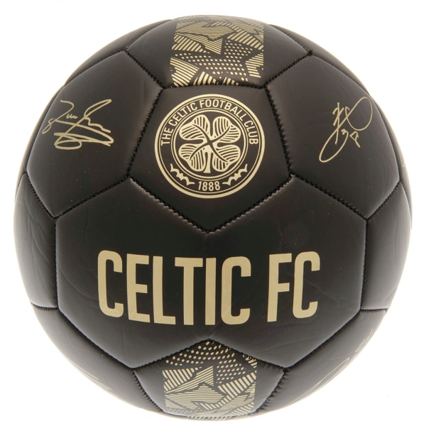 Celtic FC Phantom Signature Football 5 Svart/Guld Black/Gold 5
