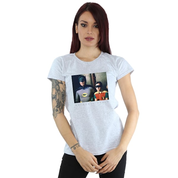 DC Comics Dam/Kvinnor Batman TV-serie Dynamisk Duo Fotografi Sports Grey L