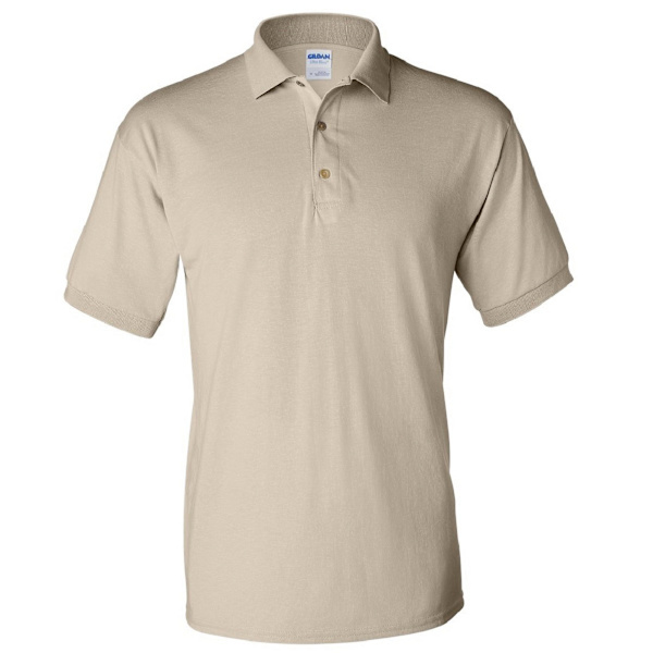 Gildan Adult DryBlend Jersey Kortärmad Polotröja 2XL Sand Sand 2XL