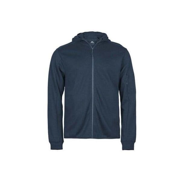 Tee Jays Herr Athletic Full Zip Hoodie L Bläck Ink L