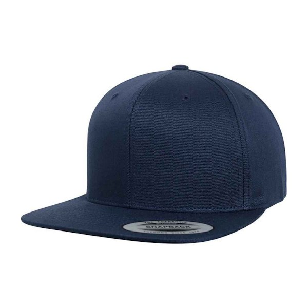 Flexfit ekologisk bomull Snapback Baseball Cap One Size Navy Navy One Size