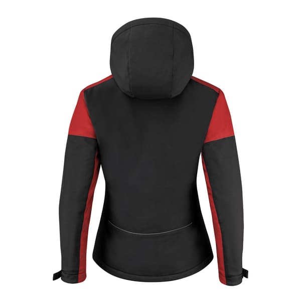 Printer Dam/Dam Vadderad Softshelljacka XXL Svart/Röd Black/Red XXL